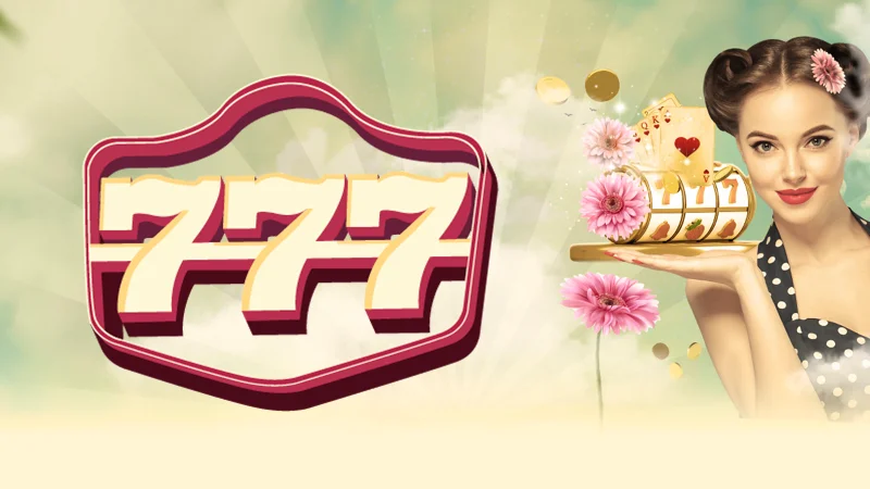 Promotional image for 777 Casino displaying their logo and branding